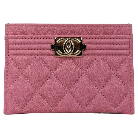 pink chanel boy wallet|Chanel pink wallets for women.